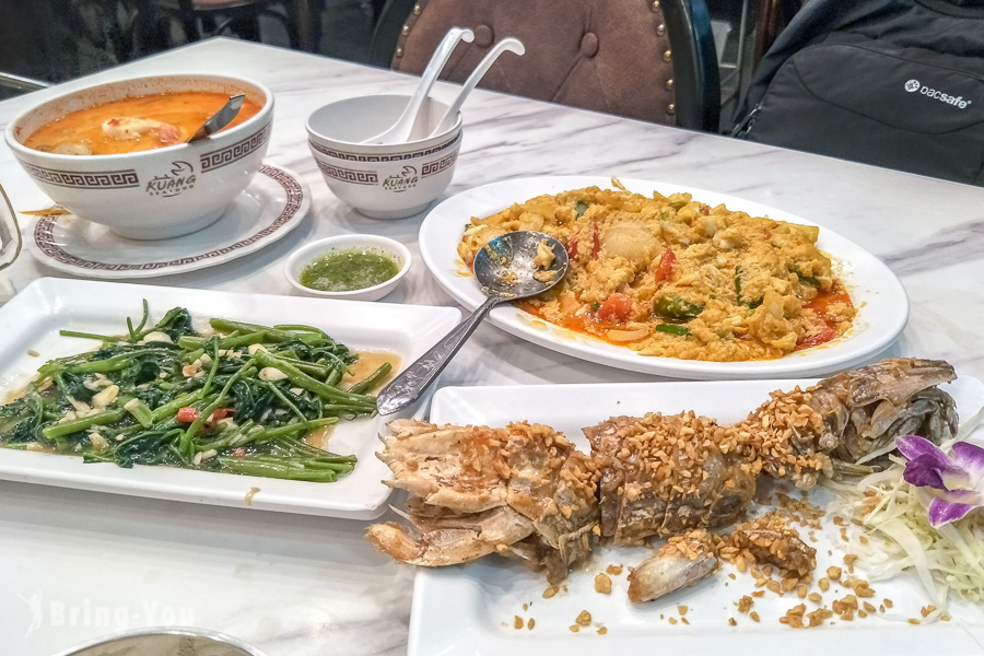 【曼谷海鮮餐廳】光海鮮魚翅餐廳 Kuang Seafood 惠恭王站店品味招牌螃蟹料理