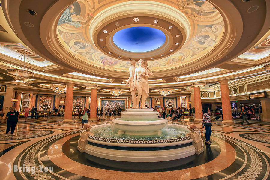 【拉斯維加斯四星級住宿】凱薩皇宮飯店 Caesars Palace 評價：古羅馬風格凱薩皇宮購物中心超好逛