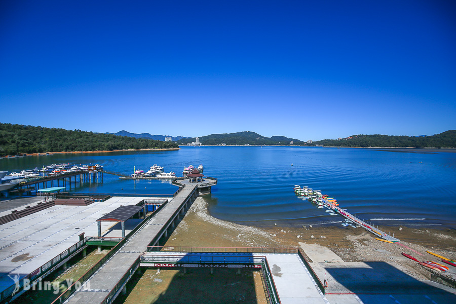 【日月潭平价湖景饭店推荐】明月湖品味湖畔旅店评价：伊达邵码头第一排！