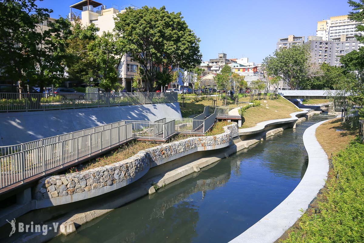 台中柳川藍帶水岸