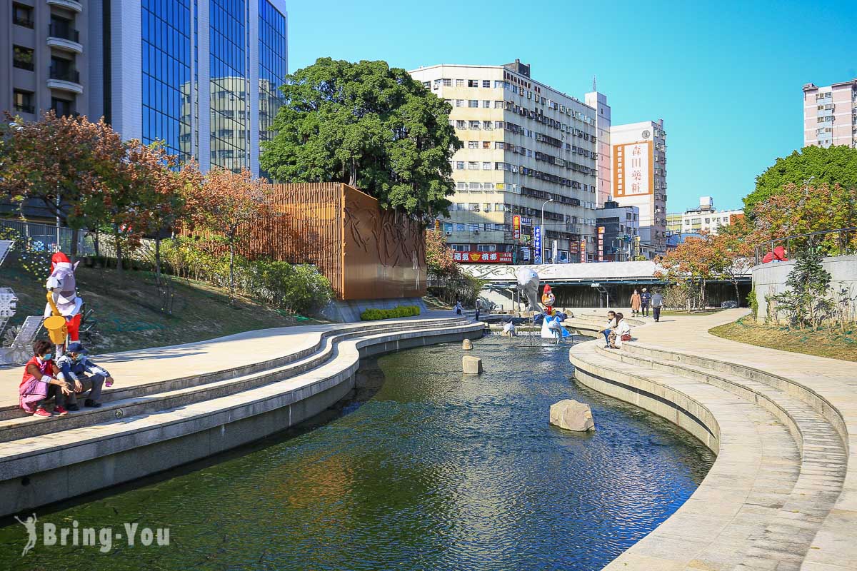 台中柳川藍帶水岸