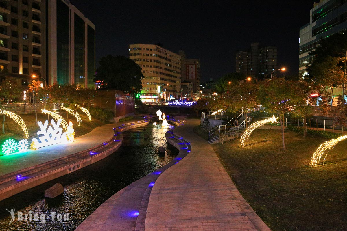 台中柳川藍帶水岸