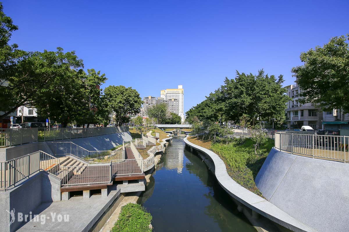 台中柳川藍帶水岸