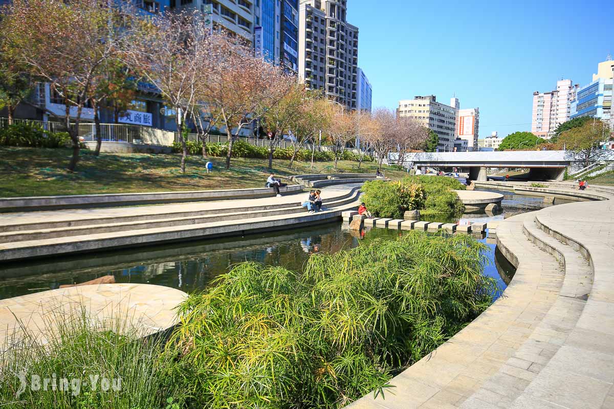 台中柳川藍帶水岸