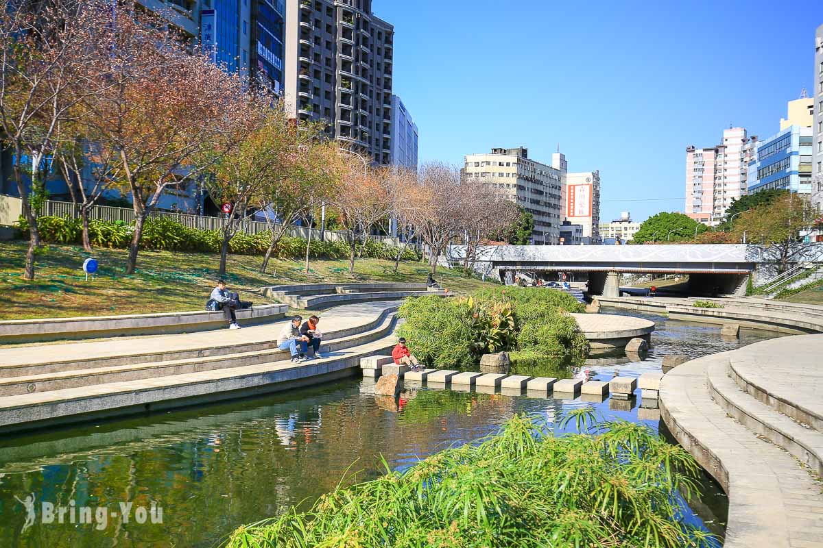 台中柳川藍帶水岸