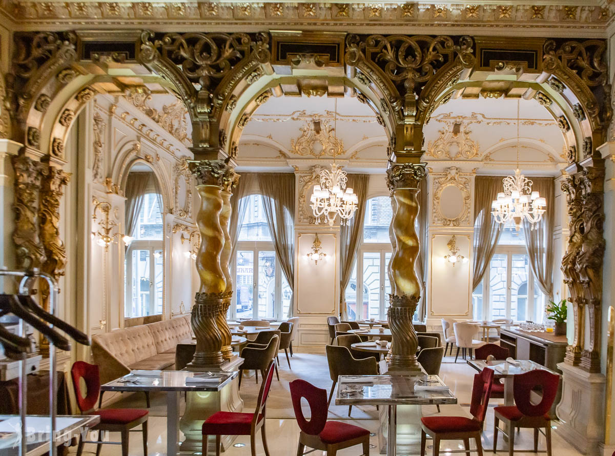 【匈牙利布达佩斯】纽约咖啡厅 Café New York｜宫殿般绝美的世界十大最美咖啡厅