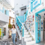 【米克諾斯市中心散步路線】Hora 荷拉小鎮景點攻略：白色迷宮處處都是網紅必拍場景 & 希臘風情服飾店