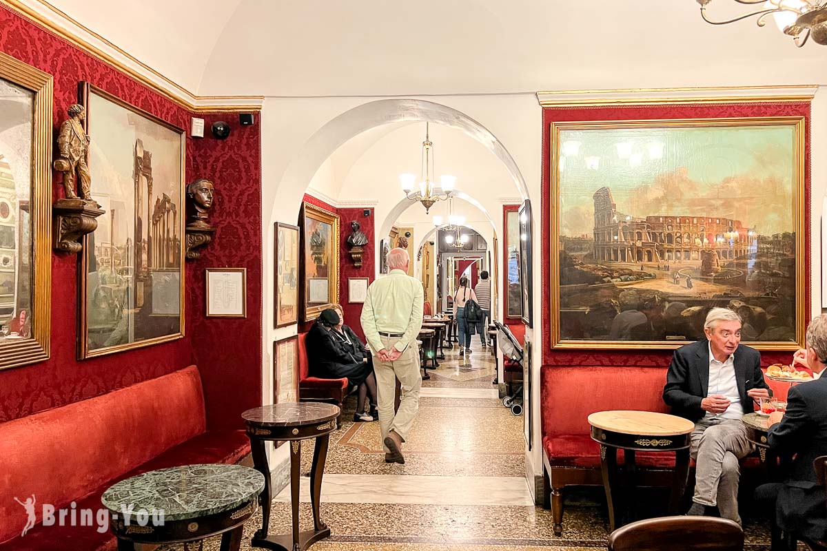 【羅馬】古希臘咖啡館 Antico Caffè Greco：西班牙階梯附近的義大利百年老店