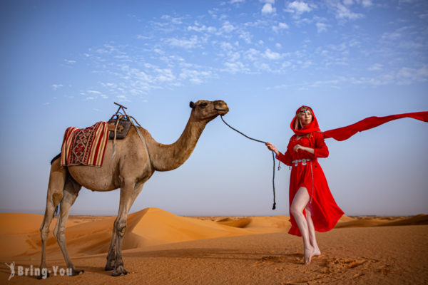 騎駱駝進入撒哈拉沙漠：梅如卡出發，深入厄爾切比沙漠