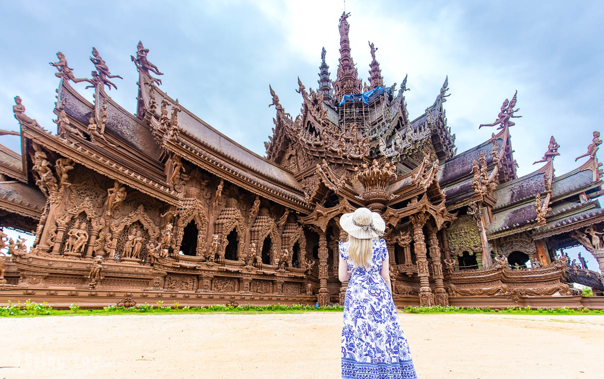 【芭达雅景点】真理寺 Sanctuary of Truth：全球最大户外木雕寺庙博物馆