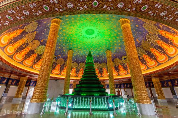【曼谷新景點】水門寺：夢幻綠色琉璃佛塔 & 曼谷最大金色佛像