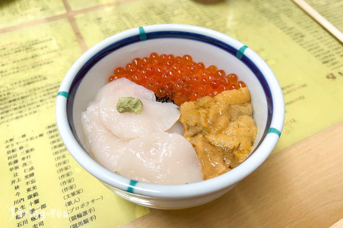 【函馆朝市必吃美食】きくよ食堂：函馆排名第2的海鲜丼，海胆香甜好吃