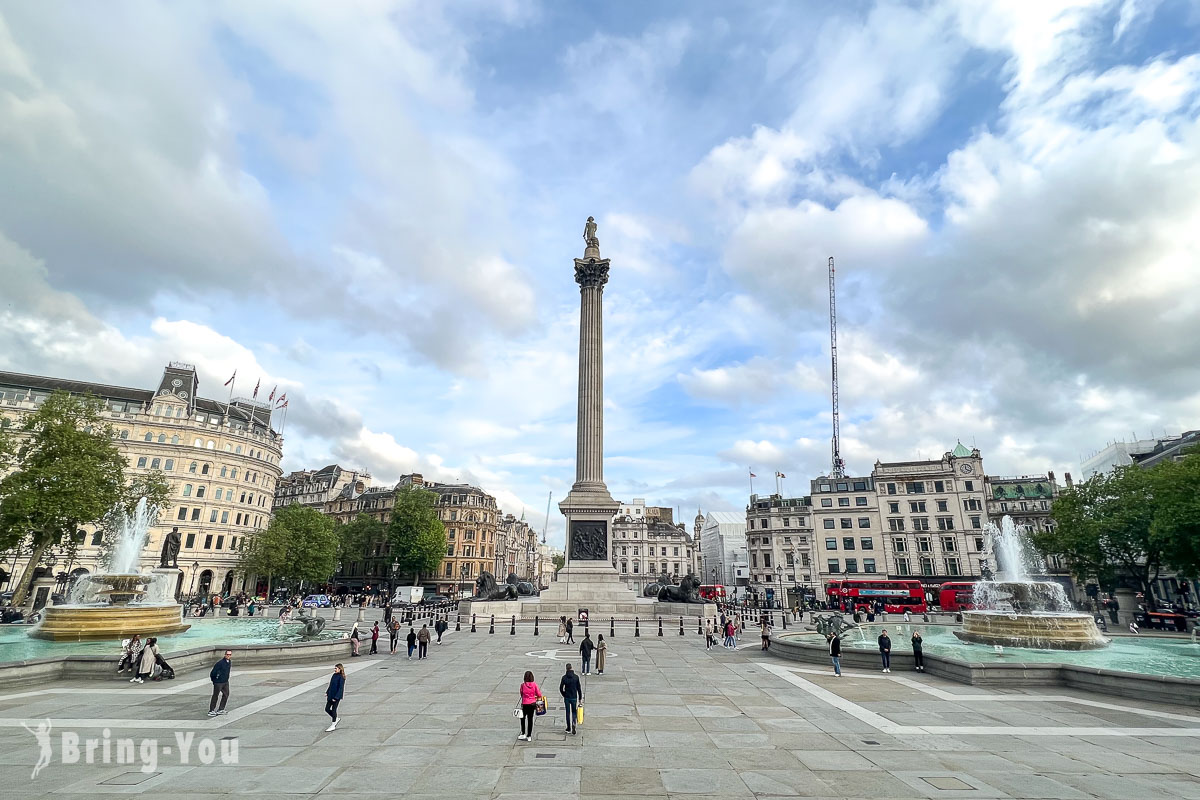 【伦敦】特拉法加广场Trafalgar Square攻略：4大必看重点＆周边5大人气景点推荐！