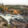 【黄刀镇白天景点】Cameron Falls hiking，加拿大卡麦隆瀑布健行